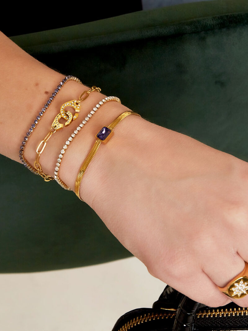 Armband Diamonds, Armband mit Strass, Miina Fashion Online Shop