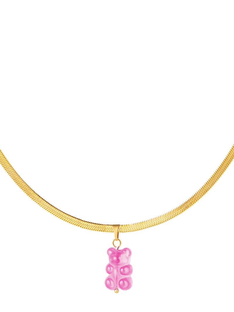 Gummibärchen Halskette, gewebte Halskette mit Gummibärchen