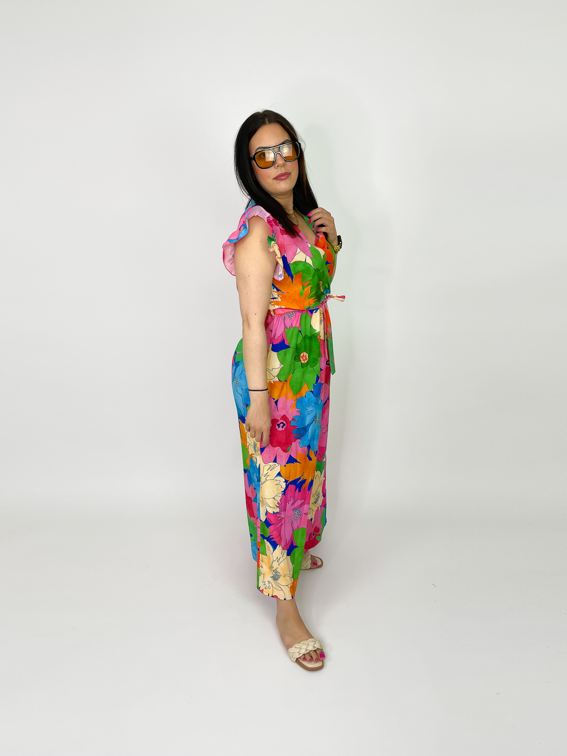 Maxikleid in Wickeloptik, Miina Fashion Onlineshop